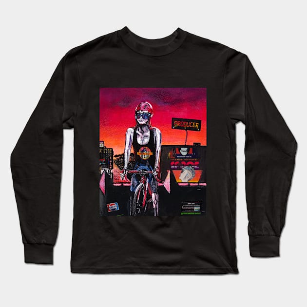 Lady cycling Long Sleeve T-Shirt by Producer